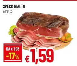Famila SPECK RIALTO offerta
