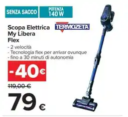 Carrefour Scopa Elettrica My Libera Flex offerta