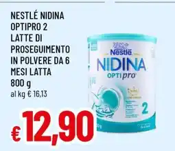 Famila Nestlé NIDINA OPTIpro 2 offerta