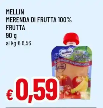 Famila Mellin Merenda di Frutta 100% Frutta offerta