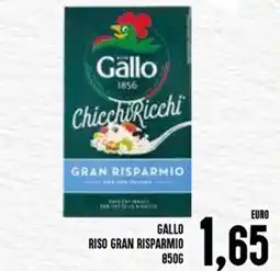 Al Discount Gallo riso gran risparmio offerta