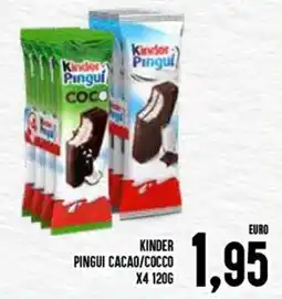 Al Discount Kinder pingui cacao/cocco x4 offerta