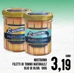 Al Discount Nostromo filetti di tonno naturale/ olio di oliva offerta