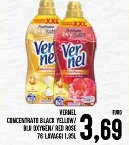 Al Discount Vernel concentrato black yellow/ blu oxygen/ red rose offerta