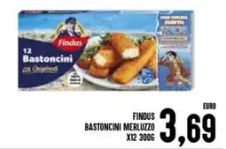 Al Discount Findus bastoncini merluzzo offerta