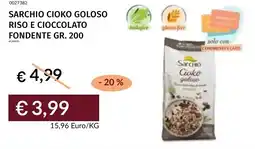 Prezzemolo e Vitale Sarchio cioko goloso riso e cioccolato fondente offerta