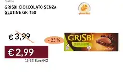 Prezzemolo e Vitale Grisbi cioccolato senza glutine offerta