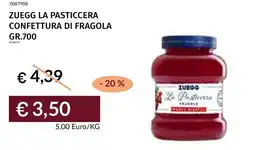 Prezzemolo e Vitale Zuegg la pasticcera confettura di fragola offerta