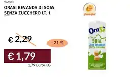 Prezzemolo e Vitale Orasi bevanda di soia senza zucchero offerta