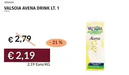 Prezzemolo e Vitale Valsoia avena drink offerta
