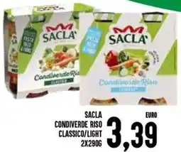 Al Discount Sacla condiverde riso classico/light offerta