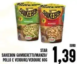 Al Discount Star saikebon gamberetti/manzo/ pollo e verdure/verdure offerta