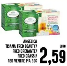 Al Discount Angelica tisana fred beauty/ fred drenante/ fred grassi/ red ventre pia offerta