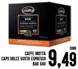 Al Discount Caffe motta caps dolce gusto espresso bar x40 offerta