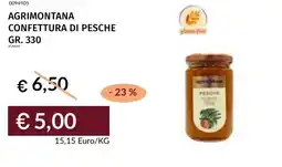 Prezzemolo e Vitale Agrimontana confettura di pesche offerta