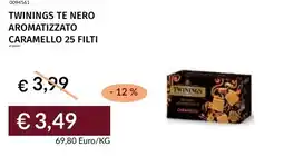 Prezzemolo e Vitale Twinings te nero aromatizzato caramello offerta