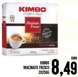 Al Discount Kimbo macinato fresco offerta