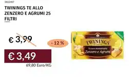 Prezzemolo e Vitale Twinings te allo zenzero e agrumi offerta