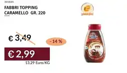 Prezzemolo e Vitale Fabbri topping caramello offerta