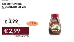 Prezzemolo e Vitale Fabbri topping cioccolato offerta