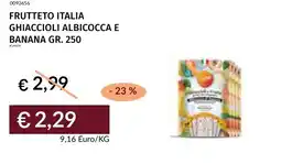 Prezzemolo e Vitale Frutteto italia ghiaccioli albicocca e banana offerta