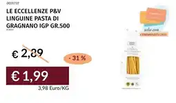 Prezzemolo e Vitale Le eccellenze p&v linguine pasta di gragnano igp offerta