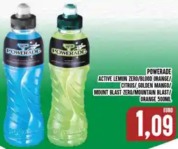 Al Discount Powerade active lemon zero/blood orange/ citrus/ golden mango/ mount blast zero/mountain blast/ orange offerta