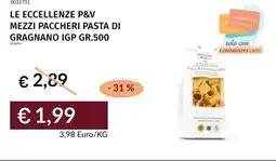 Prezzemolo e Vitale Le eccellenze p&v mezzi paccheri pasta di gragnano igp offerta