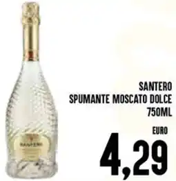 Al Discount Santero spumante moscato dolce offerta