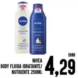 Al Discount Nivea body fluida idratante/ nutriente offerta