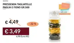 Prezzemolo e Vitale Pressenda tagliatelle paglia e fieno offerta