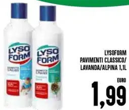 Al Discount Lysoform pavimenti classico/ lavanda/alpina offerta