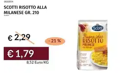 Prezzemolo e Vitale Scotti risotto alla milanese offerta