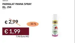Prezzemolo e Vitale Parmalat panna spray offerta