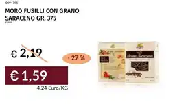 Prezzemolo e Vitale Moro fusilli con grano saraceno offerta