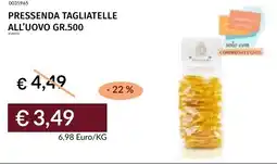Prezzemolo e Vitale Pressenda tagliatelle all'uovo offerta