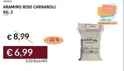 Prezzemolo e Vitale Aramino riso carnaroli offerta