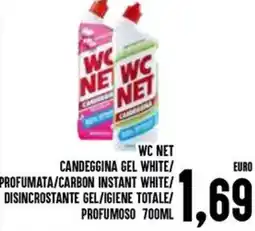 Al Discount Wc net candeggina gel white/ profumata/carbon instant white/ disincrostante gel/igiene totale/ profumoso offerta
