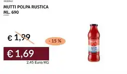 Prezzemolo e Vitale Mutti polpa rustica offerta