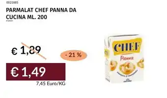 Prezzemolo e Vitale Parmalat chef panna da cucina offerta