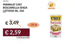Prezzemolo e Vitale Parmalat chef besciamella senza lattosio offerta