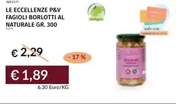 Prezzemolo e Vitale Le eccellenze p&v fagioli borlotti al naturale offerta