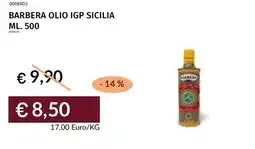 Prezzemolo e Vitale Barbera olio igp sicilia offerta