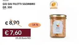 Prezzemolo e Vitale Giu giu filetti sgombro offerta