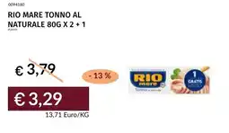 Prezzemolo e Vitale Rio mare tonno al naturale offerta