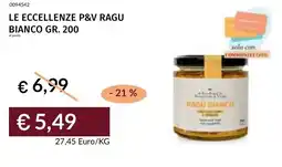 Prezzemolo e Vitale Le eccellenze p&v ragu bianco offerta