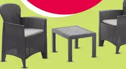 Tigre Set akita con cuscini antracite offerta