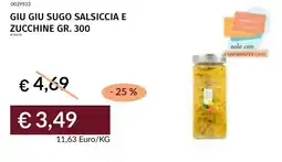 Prezzemolo e Vitale Giu giu sugo salsiccia e zucchine offerta