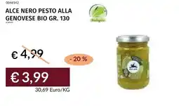 Prezzemolo e Vitale Alce nero pesto alla genovese bio offerta