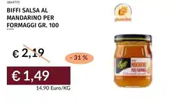 Prezzemolo e Vitale Biffi salsa al mandarino per formaggi offerta